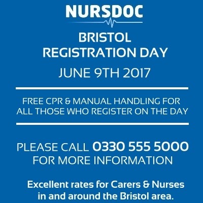 BRISTOL AREA CARER AND NURSE REGISTRATION DAY