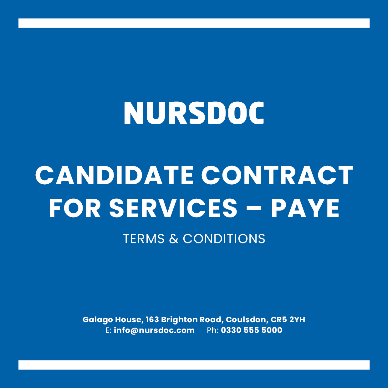 1.1.0126.05 Nursdoc PAYE Candidate Contract for Services Cover
