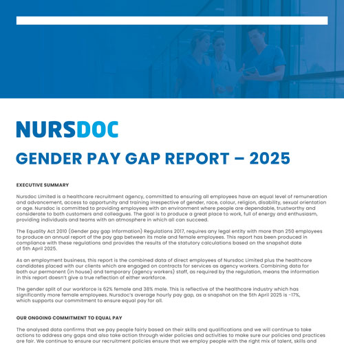 71.1.09 Nursdoc Gender Pay Gap Report 2025