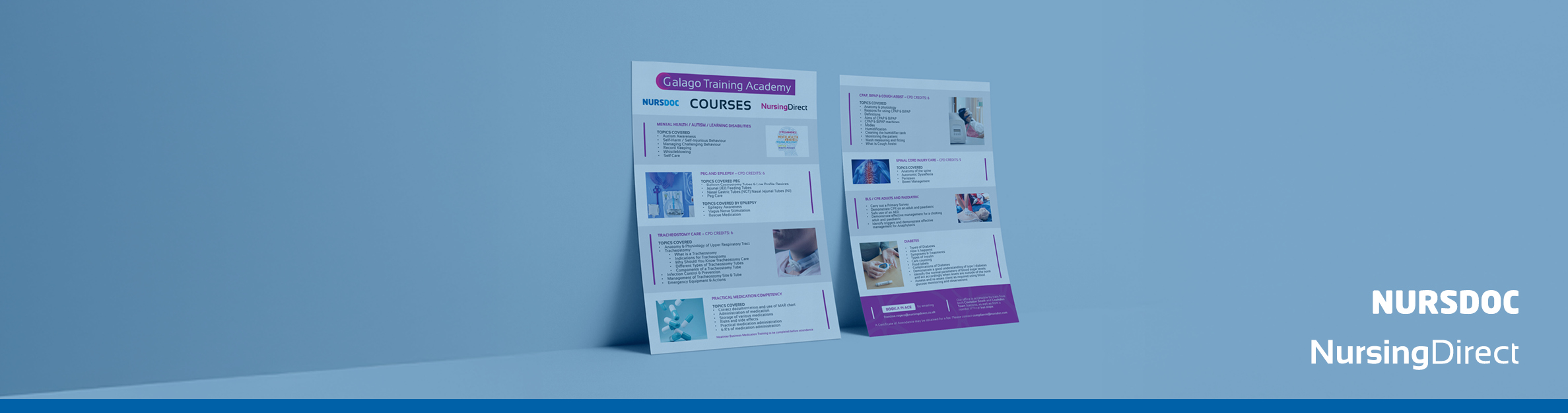 Nursdoc Sub Page Banner Training Academy